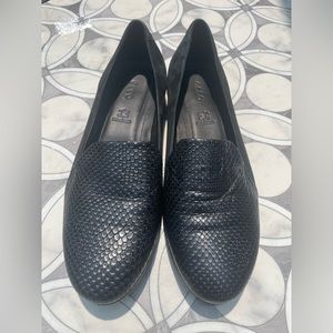 Women’s ECCO Touch Ballerina Scale - Women’s flat black shoe